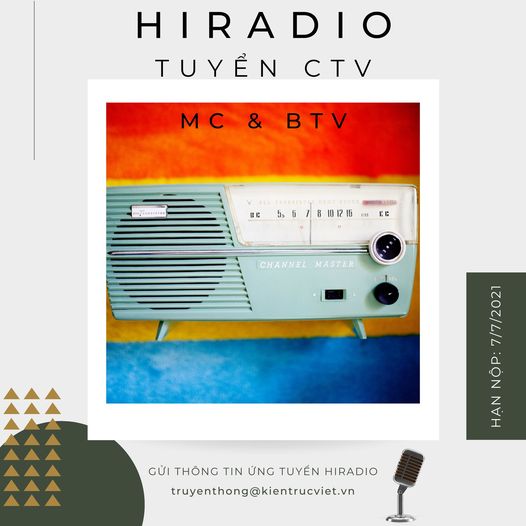 Chương trình Hiradio tuyển dụng CTV